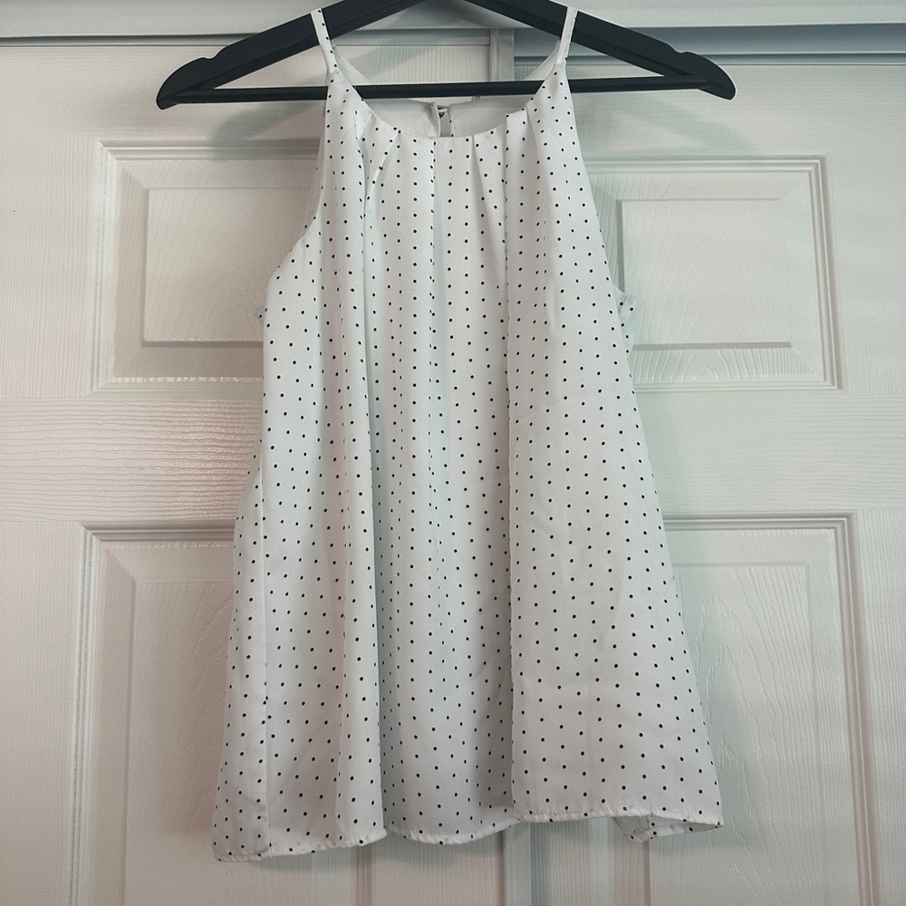 Polka dot tank top